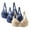 001 Blue, variant on Pack of 3 Minimizer Bra Sets for Women - Plus Size Lace Bra Womans Full Coverage Bras Unlined Underwire Bra