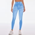 thumbnail image 4 of DAFEI Womens Solid Color Pocket Straight Tube Loose Stretch Yoga Pants Color Contrast Solid Pants, 4 of 4