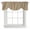 Brown White, variant on Tie Up Valances for Windows, Grey Burlap Texture Adjustable Valance Curtains Window Treatment for Living Room/Bedroom Windows, Farmhouse Vintage Gray Rod Pocket Kitchen Curtains & Drapes 42x12 Inch