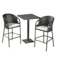 thumbnail image 1 of Noble House Dominica Ensemble de Bar Extérieur 3 Pcs 40 Pouces Carré en Brun, 1 of 27