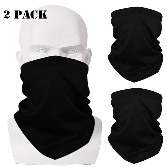 2 Pieces Sun UV Dust Protection Windproof Face Scarf Mask Neck Gaiter Bandana for Cycling Fishing Hiking Outdoor Sports