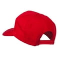thumbnail image 3 of Happy Hanukkah Candles Embroidered Cap - Red OSFM, 3 of 5
