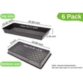 thumbnail image 2 of Begrit Seedling Mesh Trays Soil Blocking  1020 Mesh Bottom Trays for Microgreen Plant 10'' x 21'' 6-Pack, 2 of 6