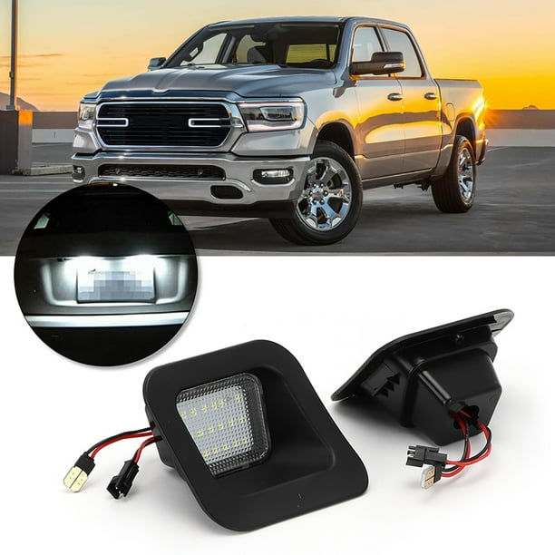 12v License Plate Light Number Plate Bulb Led Fits For Ram 7000K - Main Image