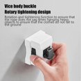 thumbnail image 4 of Retractable Clothesline - 4.5m Clothesline - Retractable Wall Mounted Drying Rack - Travel Camping Hanger (White), 4 of 5