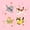 Pink 01, variant on Manfei Cute Pet Blackout Curtains, Cartoon Cup Kitten Window Curtains Pack of 2 (38x45 Each), Pink