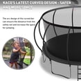 thumbnail image 5 of KOFUN Trampoline, 14FT Trampoline for Kids and Adult, Trampoline with Safety Enclosure Net, Ladder, Basketball Hoop, Outdoor Trampoline, 1400LBS Weight Capacity, No Gap Design, 5 of 8