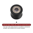 thumbnail image 4 of Unique Bargains 10mm Chain Roller Pulley Tensioner Wheel Guide Concave Type for Bike Sliding Door Black, 4 of 6