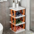 thumbnail image 4 of Miogawg Shoe Rack, Stackable Shoe Organizer, Stable And Space-Saving Shoe Storage Cabinet, For Kids Door Small Spaces, Closet And Entryway, 4 of 6