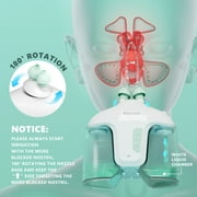 Nascool Electric Nasal Irrigation System with 50 Salt Packets, Sinus Rinse Cleaner & Nose Washer