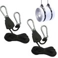 thumbnail image 3 of 1/8" Lamp Hanging Rope Lifting Rope Pulley Buckle Adjuster Camping Tent Rope F, 3 of 9