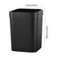 thumbnail image 3 of Gnmfd Plastic Trash Can Large Capacity Slim Garbage Bin Lidless Opening For Easy Waste Disposal Space Saving For Bathroom Kitchen Bedroom Office Home Organization Modern Home Decor, 3 of 6