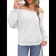 thumbnail image 2 of Sudadera Holgada Informal de Larga con Hombros Descubiertos para Mujer, Estilo Jersey de Otoño XXL, 2 of 8