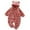 Z04_Watermelon Red, variant on HNMKIU Baby Unisex Spring Winter Autumn Panda Hooded Long Sleeve Rompers Jumpsuit for Babies Black,6-12 Months