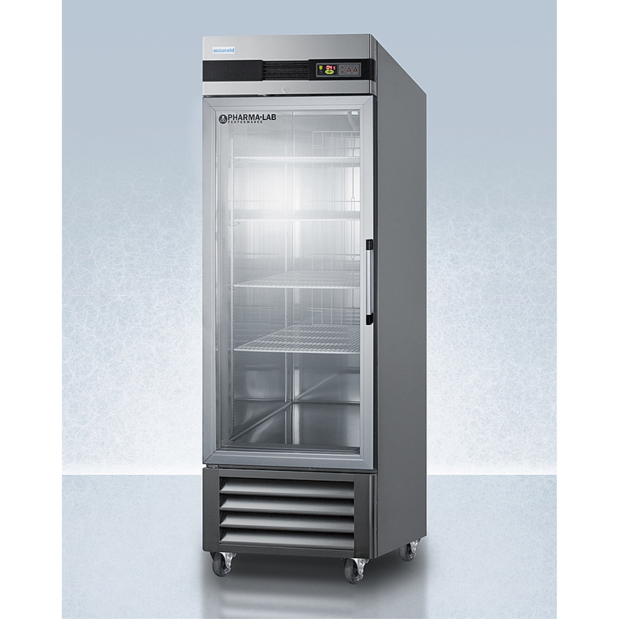 Pharma-Lab Performance Series 23 cu.ft. all-refrigerator with glass door, left hand door swing