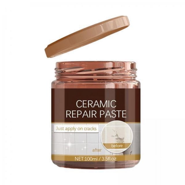 6xtil reparación de crema de reparación de piso de reparación de la lechada universal relleno de la herramienta de reparación de múltiples primas pasta de crack de cerámica para 4 piezas