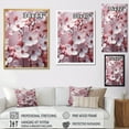 thumbnail image 4 of Designart "Dreaming in Pink with Dogwood" Floral & Botanical Floater Framed Canvas Print, 4 of 7