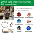 thumbnail image 3 of Wollet Solid Copper Magnetic Dog Collar, 24'', Link Chain Dog Necklace, Pet Jewelry Decorations for Small Medium Large Dogs, Width:0.25'', 3 of 5