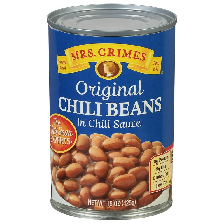 Mrs. Grimes Original Chili Beans 15 oz Can, Pack of 2 - Walmart.com