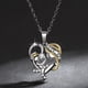thumbnail image 2 of 2021 Mom And Baby Necklace Mother's Day Gift Mother Daughter Child Crystal Rhinestone Heart Shaped Pendant Necklace For WomenSPAIN Gao Jinjia LED, 2 of 2