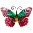 thumbnail image 1 of YY1119 Pendentif en Fer Suspendu pour Jardin Extérieur 18,8 X 13 cm Décoration en Forme de Papillon - Rouge, 1 of 4