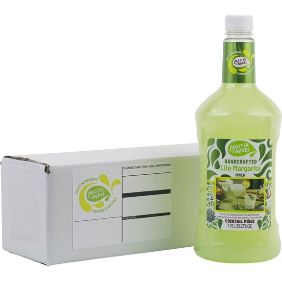 Master Of Mixes - Ready to Use Margarita Lite Drink Mix - 1.75 LT, Case of 6