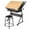 Wood, variant on AIZYT Height Adjustable Drafting Table Drawing Desk Tiltable Tabletop Art Craft Work Station with Stool for Artists Painters Students Adults