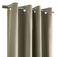 thumbnail image 3 of Belleville Total Blackout SilverClear Curtain Panel - Pair each 52" x 95" in Taupe, 3 of 5
