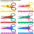 thumbnail image 6 of Chenfeng 26 Pcs Craft Scissors Kit, Hole Punch Set, 6 Decorative Edge Scissors, 10 Shape Punches, 6 of 9