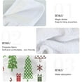 thumbnail image 5 of GZHJMY Christmas Tree Hanging Tie Towels Set of 2, Soft Absorbent Kitchen Hand Towels with Hanging Loops for Kitchen Bathroom Farmhouse Home Decor, 18.2 x 14 Inch Wash Cloths, 5 of 7