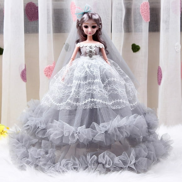 Cameland Wedding Dress Princess Doll Toy Gift Box For Little Girls Children's Play Toys Family Ornaments Boys And Girls Holiday Birthday Gifts