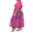 thumbnail image 3 of Robe Style Chemise pour Femmes Manches Courtes Couleur Unie Col Rabattu Patchwork Taille Robe Décontractée Simple une-Pièce Vêtements, 3 of 6