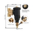 thumbnail image 3 of Boiler Filter, Magnetic Boiler Filter Brass  for Central Heating System, 3 of 7