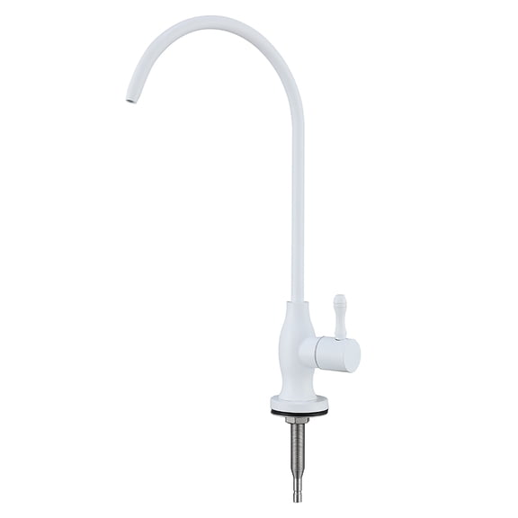 GULICA Drinking Water Faucet, SUS304 Stainless Steel, No-Air Gap Reverse Osmosis Faucet for Kitchen Sink, White RO Faucet