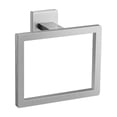 thumbnail image 1 of Square Towel Ring Stainless Steel Wall Mounted Modern for Bathroom Kitchen Restroom, 1 of 4