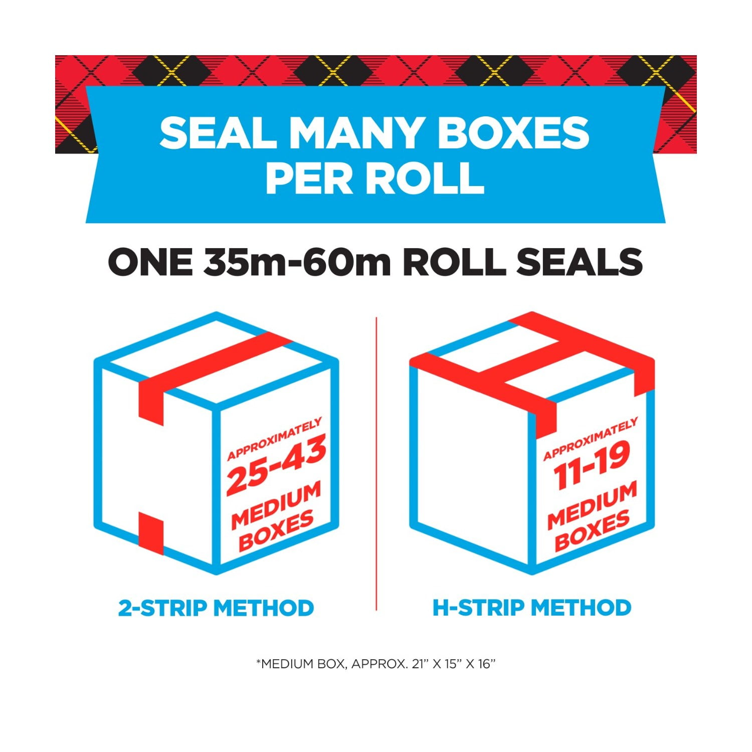 Scotch Heavy Duty Shipping Packaging Tape, 1.88 in x 38.2 yd, 1 Refill Roll