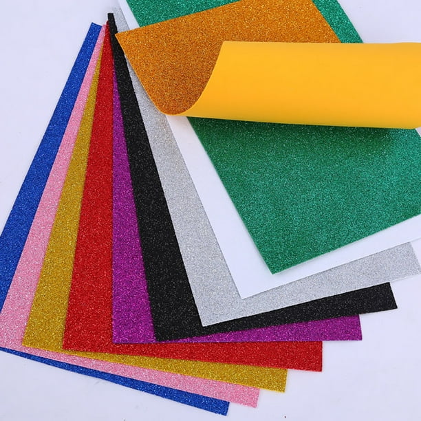 2mm Cuttable Foam Paper 20 Sheets Stimulate Imagination, DIY Craft Foam  Sheets A4 Glitter Foam Sheets for Foldable Crafts