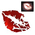 thumbnail image 1 of Calcomanía CustomTaylor33 reflectante de alta intensidad con forma de calavera de beso de la muerte, 1 of 7