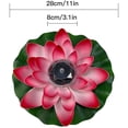 thumbnail image 4 of Lámpara de loto multicolor alimentada por energía solar, luz de loto flotante LED impermeable para estanque, lámpara de noche de flores para piscina, estanque, fuente, jardín al aire libre, pecera,, 4 of 8