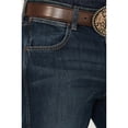 thumbnail image 2 of Wrangler Men's Retro Melbourne Dark Wash Slim Straight Stretch Denim Jeans - 112352748 32W x 30L  US, 2 of 4