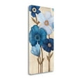 thumbnail image 1 of Tangletown Fine Art 'Fleurs Bleues I' Graphic Art Print on Wrapped Canvas, 1 of 2