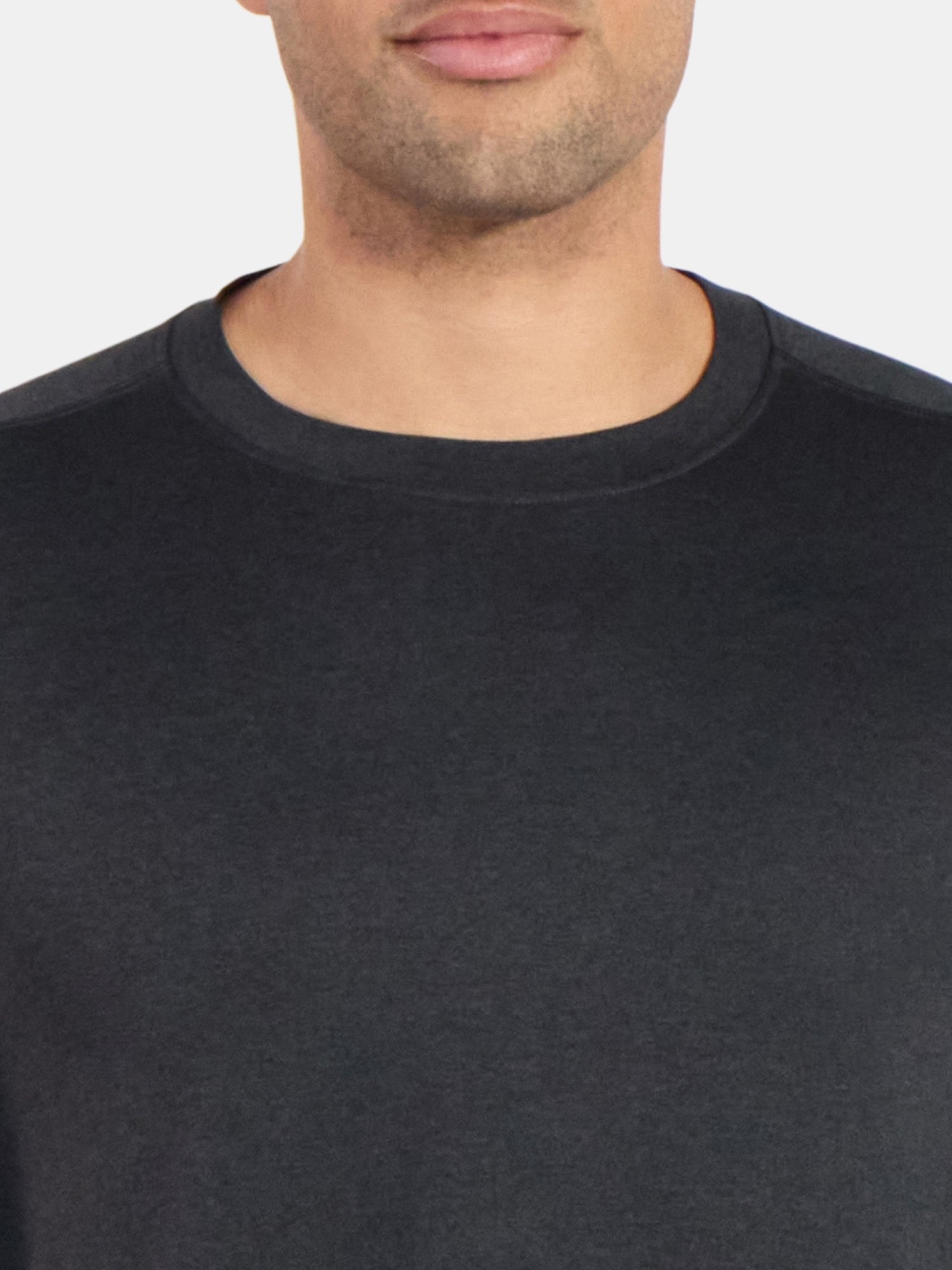 Athletic Works Men's and Big Men's ButterCore Soft Long Sleeve Tee Shirt, Sizes XS-5XL