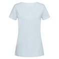 thumbnail image 1 of Stedman Stars - Camiseta original básica de cuello redondo modelo Sharon Slub para mujer (Azul Polvo), 1 of 2