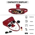 thumbnail image 4 of LHSHIDU Bow Purse Shoulder Bag Small Coquette Aesthetic Bags Retro Y2k Faux Leather Underarm Purses Cute Handbag for Women, 4 of 6