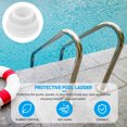 thumbnail image 3 of TEHAUX 2Pcs Pool Ladder Bumper Pads Rubber with Non-slip Design White, 3 of 5