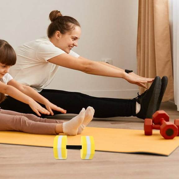 WHAMVOX Hemoton Water Dumbbell Weight Exercise Accessory for Pool Water Exercise Equipment Swimming 1 Set