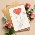 thumbnail image 4 of Tarjeta de felicitación Podagree I Love You Cat para el día de San Valentín, 4 of 7