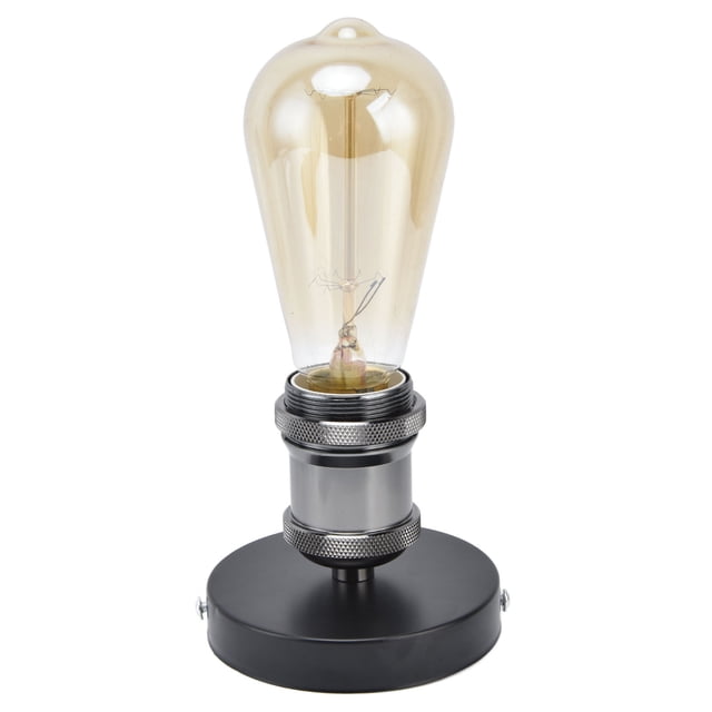 Portalámparas de Techo ANGGREK Estilo Industrial Retro Base E26 E27