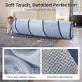thumbnail image 6 of Tiny Land Kids Play Tunnel for Toddlers, 69" Foldable Crawl Tunnel for Babies, Portable Pop-Up Dog Play Tent for Indoor & Outdoor Fun, Blue, 6 of 6