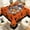 Spider Web, variant on Checkered Tablecloth Plaid Tablecloth Fall Harvest Pumpkin Decor - Fall Table Cover for Thanksgiving Party Gifts or Everyday Use - 60"x84" Oblong Rectangle